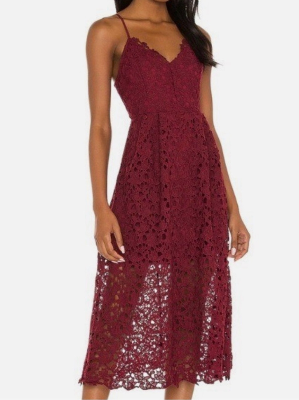 Like NEW: Women's Lace Midi Dress